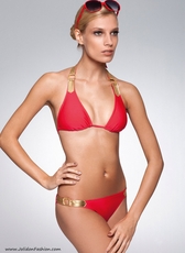 Red and Gold Chic Bikini Swimsuit Red and Gold Chic Bikini Swimsuit