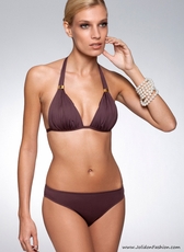 Chocolate Brown Halter Top Swimsuit Chocolate Brown Halter Top Swimsuit