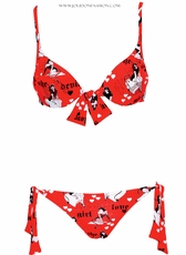 Sizzling Red Push Up Bikini Sizzling Red Push Up Bikini