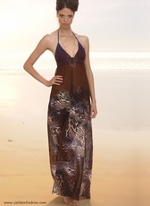 Animal Print Silk Maxi Dress Animal Print Silk Maxi Dress